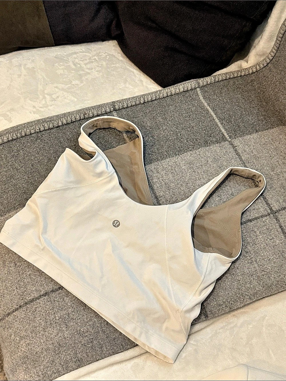 lululemon Align Tank Top Women's White Sports Bra
